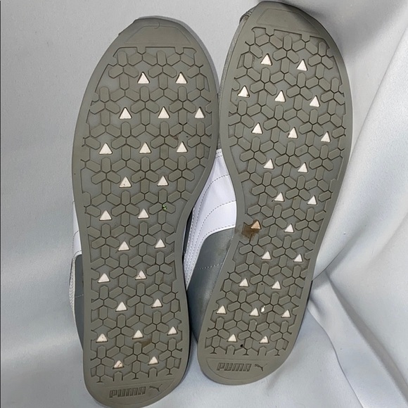 Puma men’s gray blue white sneakers size 11 - Picture 6 of 8